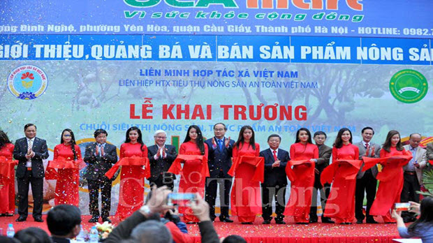  Khai trương chuỗi siêu thị nông sản, thực phẩm an toàn Việt Nam